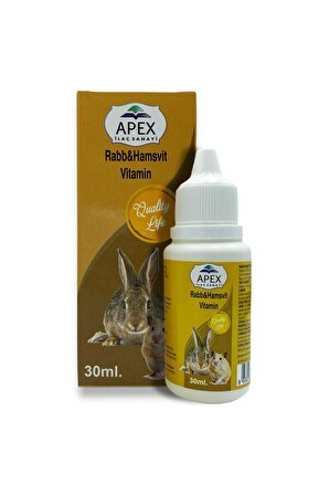 Apex Tavşan, Hamster Kemirgen Vitamini 20ml